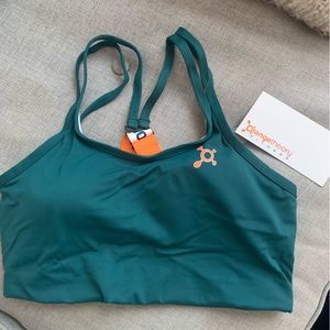New Teal Orange Theory Sports Bra